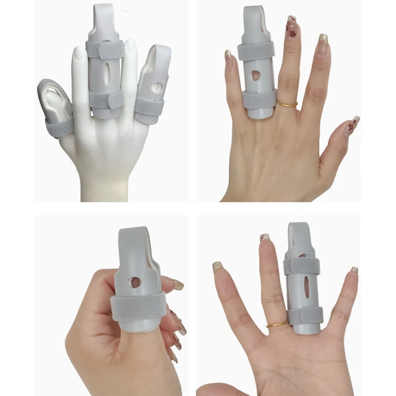 1Pc Finger Splint  Foam Support Brace Finger Splint Hand Trigger Broken Finger/Sprain/Fracture/Pain Relief/ Joint Immobilization image 2