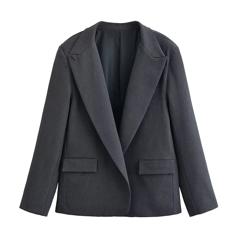 

2025 Fall New Women's Fashion, Long-Sleeve Asymmetrical Blazer Jacket.