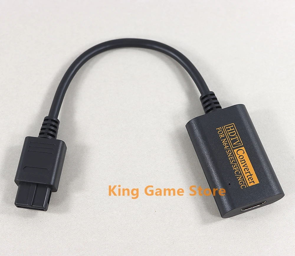 Convertisseur vidéo vers TV pour console de jeu classique, adaptateur compatible HDMI, N64, SNES, SDavid, NGC, TV, HDTV, 1080P, 1PC