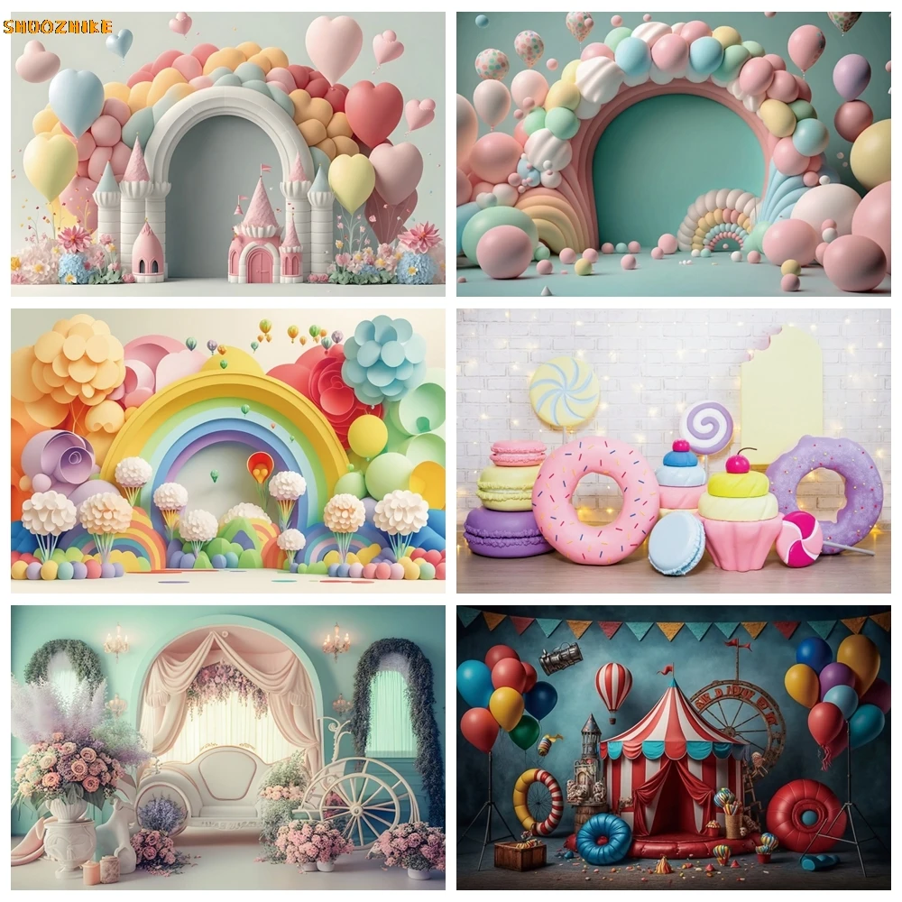 

Photo Background Baby Candy Lollipops Ice Cream Birthday Party Sweet Love Gray Brick Wall Bulb Photography Backdrop Photo Studio