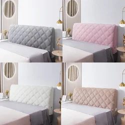 Plush acolchoado colcha capa de cama quarto luxo macio engrossar veludo acolchoado cabeceira capa para casa cama encosto capa