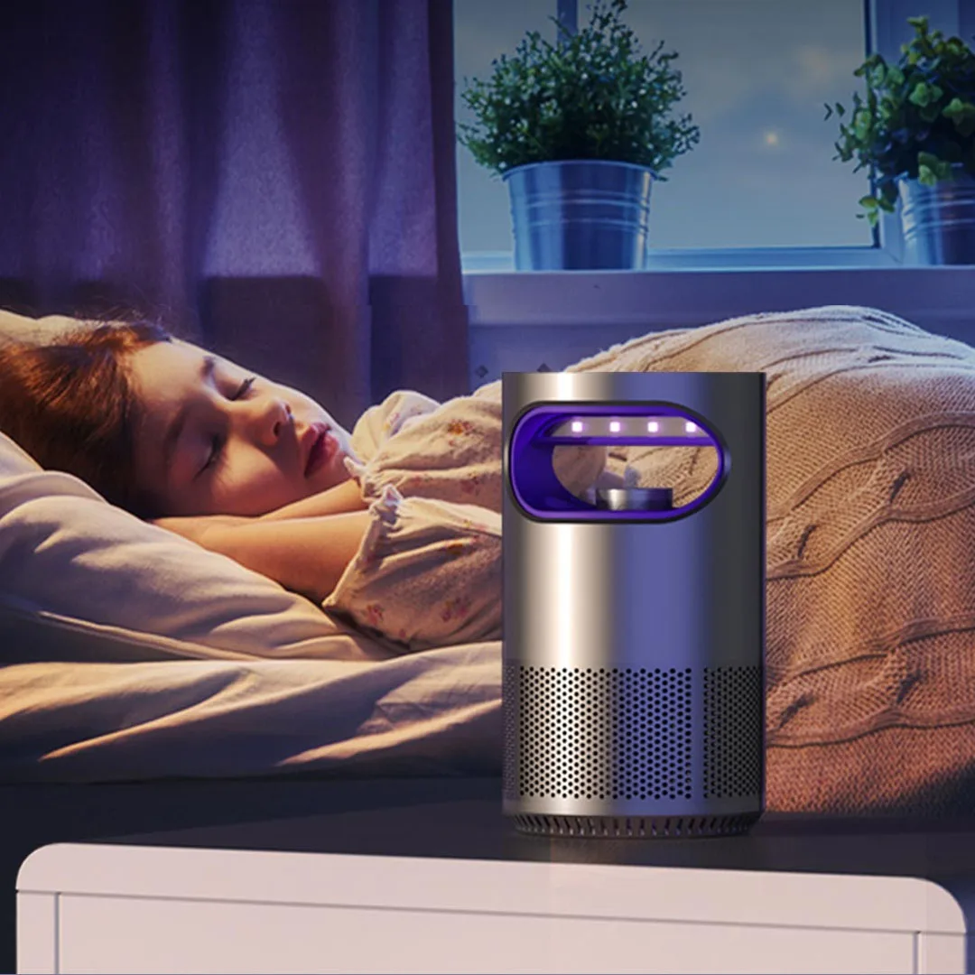 QIAOQINGTING USB Electric Mosquito Killer Lamp Pro LED Light Mosquito Trap Low Noise Remote Control Timing Works with mihome APP