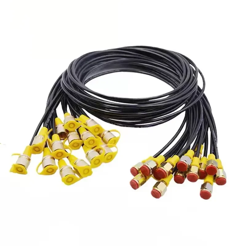 Excavator Construction Machinery Testing Hydraulic Testing Hose Tubular Point 3 m/9 ft
