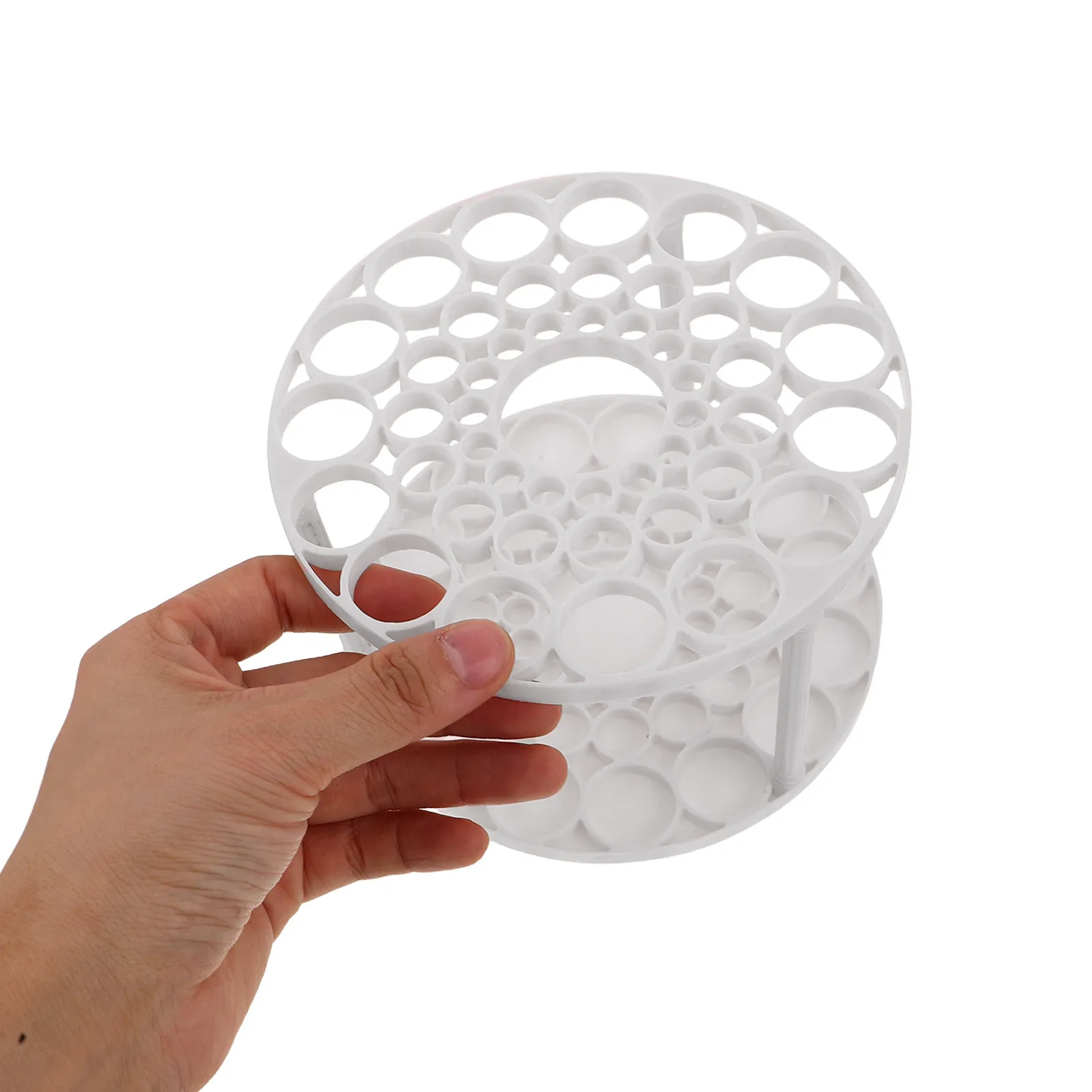 5Pcs 45-Hole Brush Holder Circle Design Paint Brush Stand Pencil Organizer Desktop for Painting Studio Pencil Holder