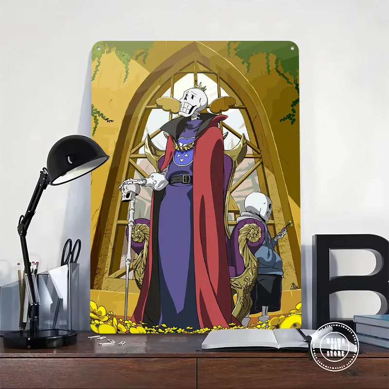 Undertale Metal Poster Perfect Gift for Fans Lovers Customized Wall Art Metal Sign for Gaming Room Decoration Man Funny Signs
