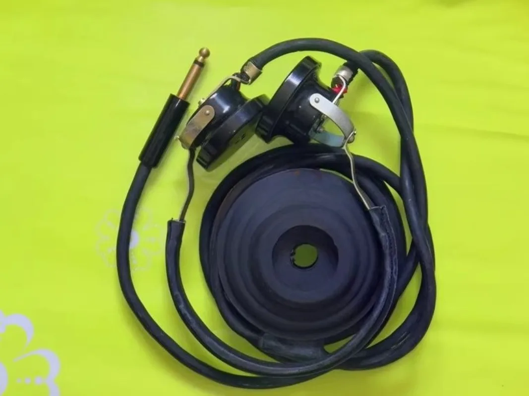 High Impedance Headphones TA-4, 2200 Ohms, 65 Ohm Crystal Radio, Large Double Ear Reed Dynamic Iron Dynamic Coil Headphones