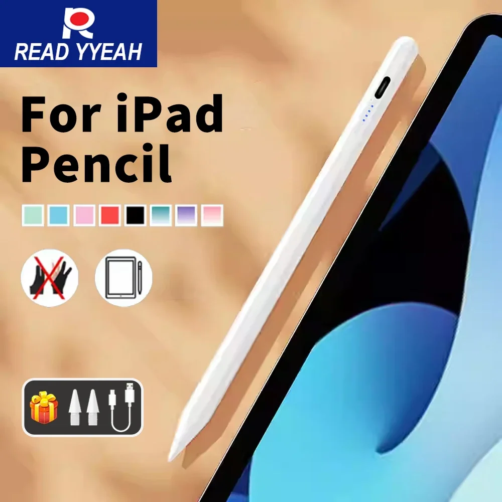 

Новый стилус для iPad Pencil 11-го поколения A16 для Apple Pencil с отклонением ладони и чувствительностью наклона iPad 2018-2025 Touch Pen