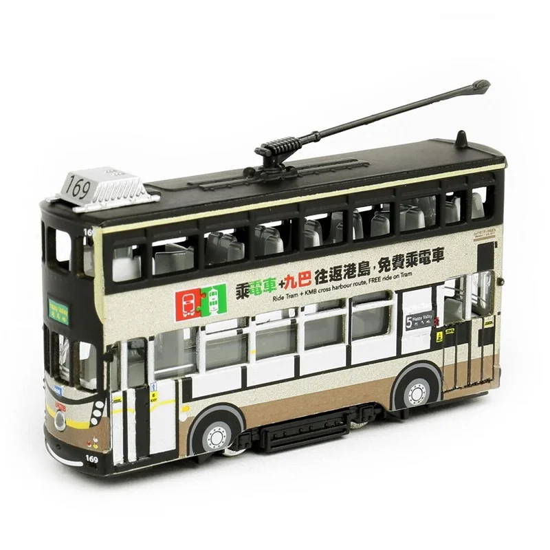 Kleine 1:120 Tram Kow-Loon Motor Bus Livery No.97 Legering Simulatie Model Auto