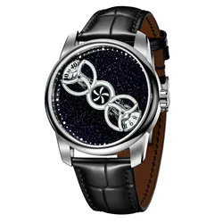 OBLVLO Men Automatic Watch 41MM Luxury Fashion Mechanical Wristwatch Luminous 50M Waterproof Sapphire Unique Concept Dial