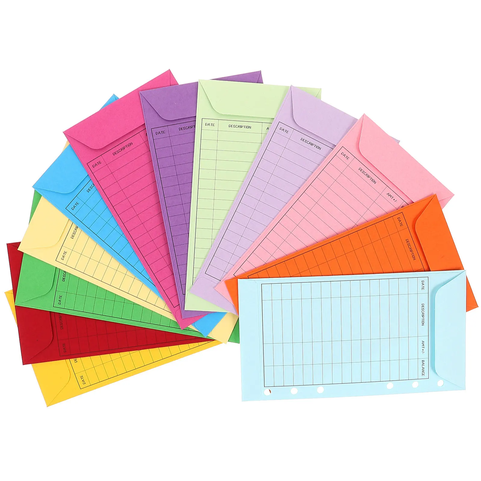 

12Pcs Cash Envelopes Budget Binder Organizer Thick Paper Expense Storage Envelopes for Money Saving Financial Control System