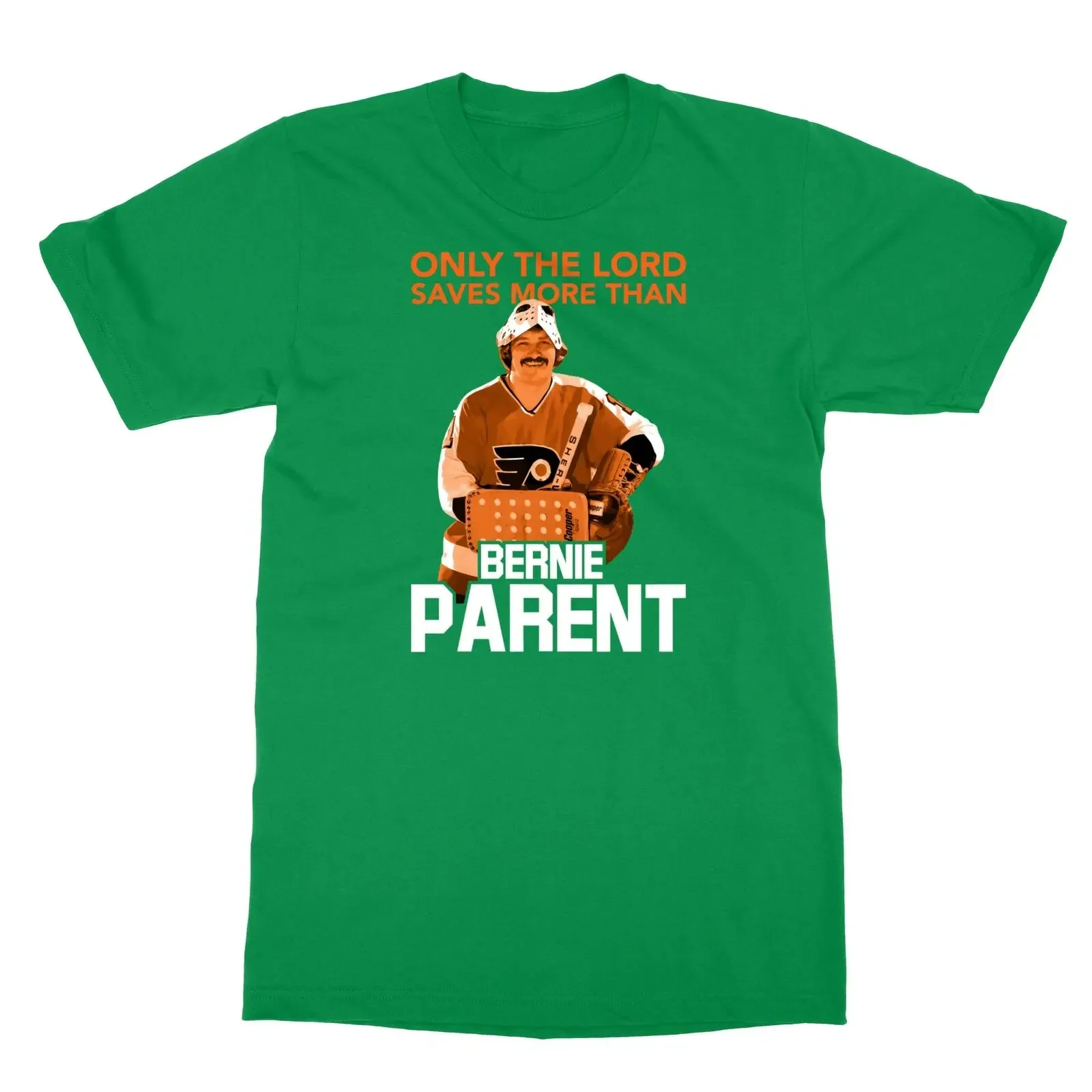 Bernie Parent Hockey Legend Only The Lord Saves Men''s T-Shirt