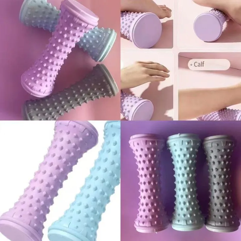 Foot sole fascia massage roller + massage ball set - Foot muscle relaxation - Home portable foot care massage tool