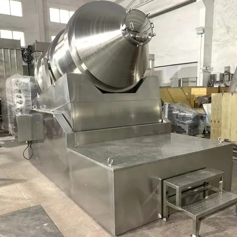 【2026】Factory Price Two Dimensional Mixer Machine High Capacity Spice Powder Granules Mixing Horizontal 2D Blender