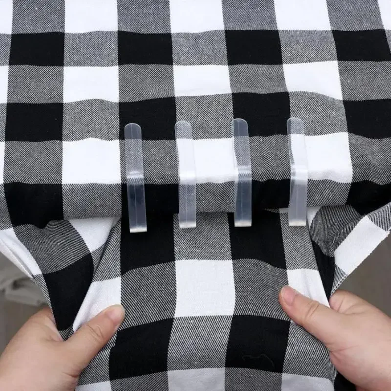 10 قطعة مفرش المائدة شفافة مكافحة زلة كليب تحديد مشبك المنزلية الجدول الزاوية مفرش المائدة كليب تحديد جهاز مشبك بلاستيكي #4