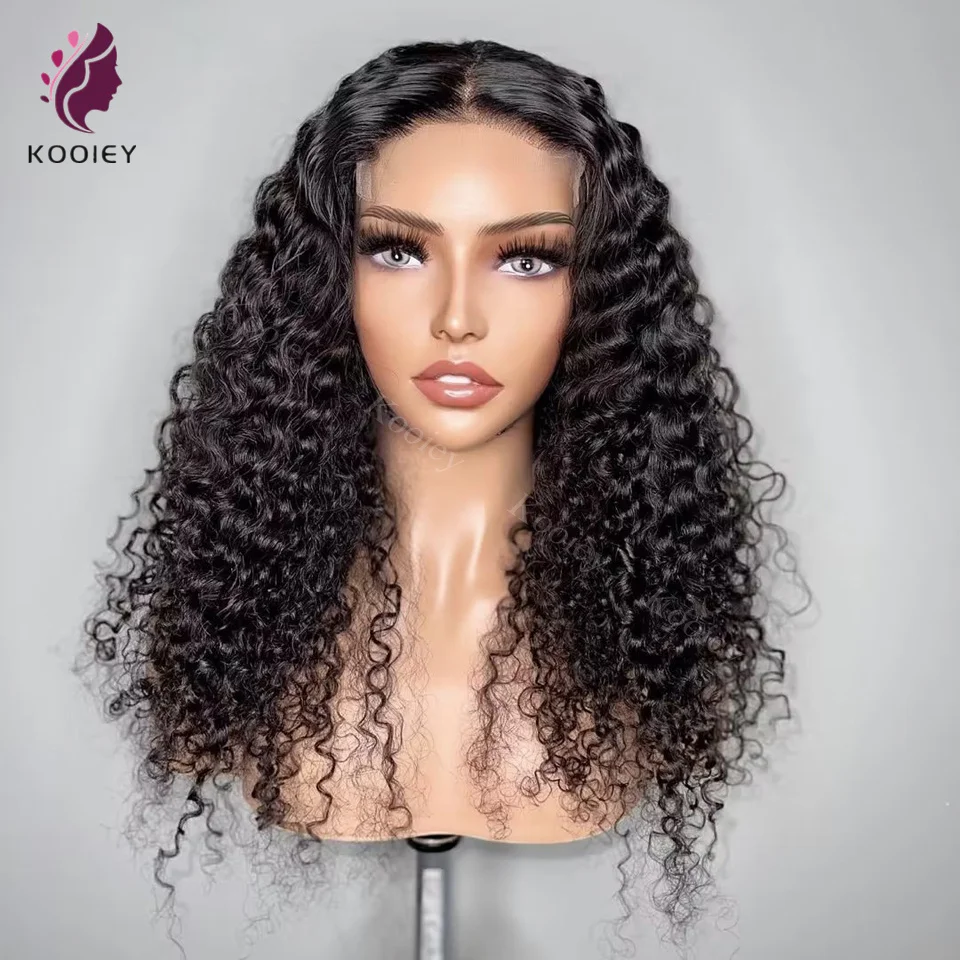 

Kinky Curly Human Hair Wigs 13x4/13x6 Lace Frontal Curly Wig Brazilian Remy Hair Fake Scalp 5x5 Silk Top Closure Deep Curly Wigs