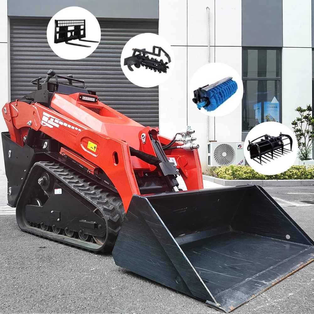 Best Offer Track Loader Construction Machinery Crawler Mini Skid Steer Loader Power