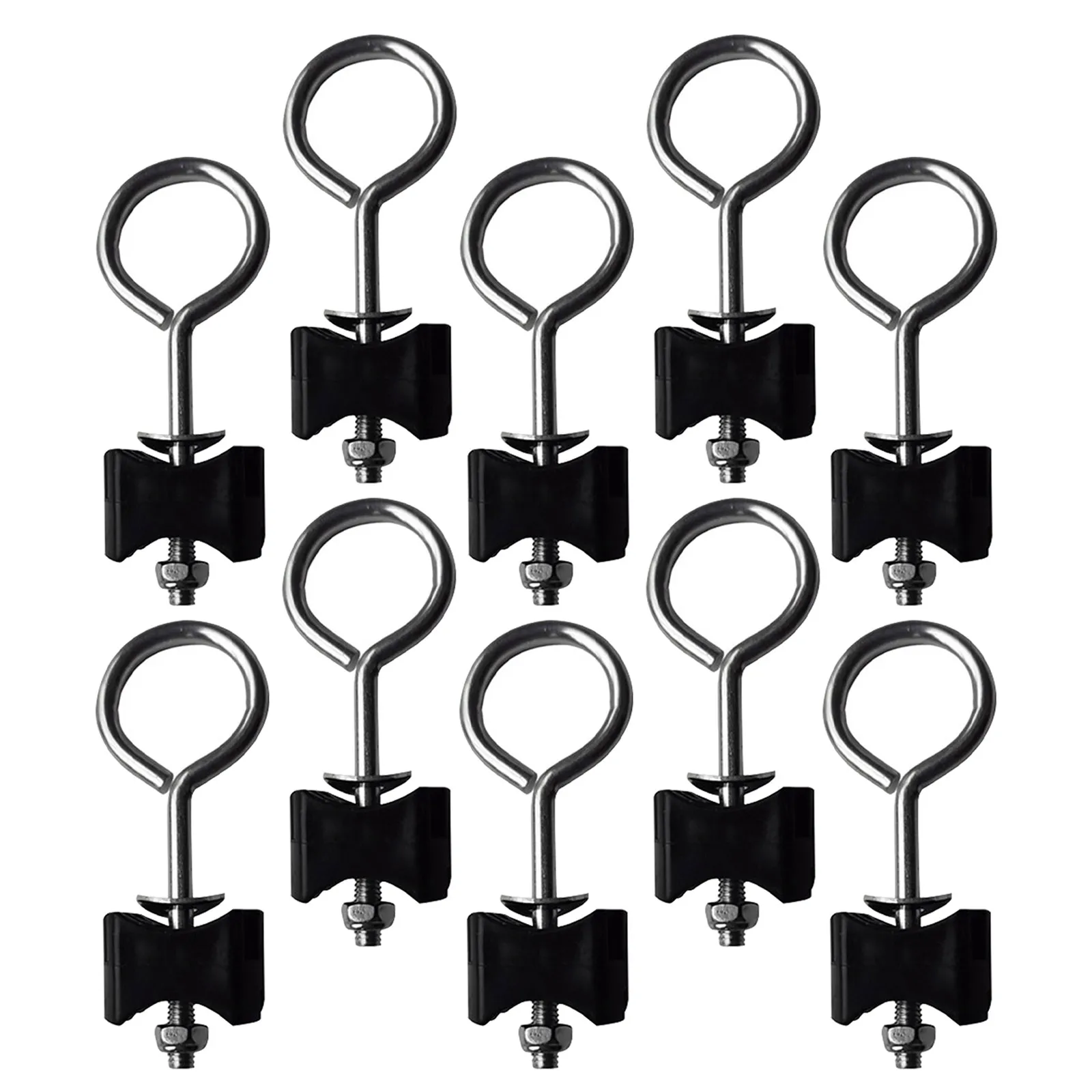 12Pcs Trampoline Screws Replacement Kit Long Round Stable Bolts Nuts Fitness Backyard Repair Screws Trampoline Hardware Kit
