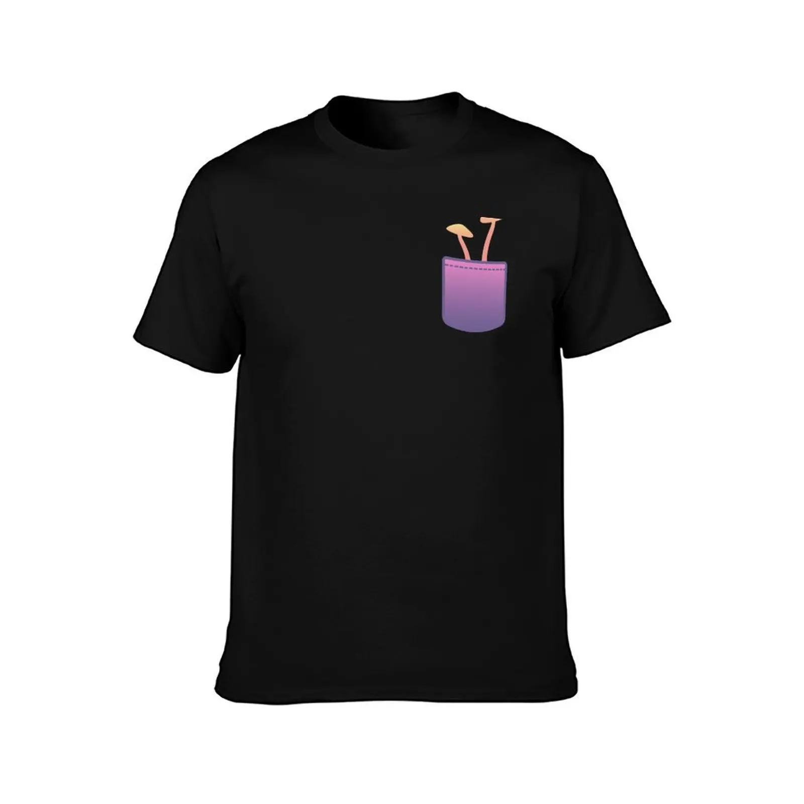 Psychonaut Pocket Shrooms T-Shirt Independence Day Short Sleeve T-Shirt
