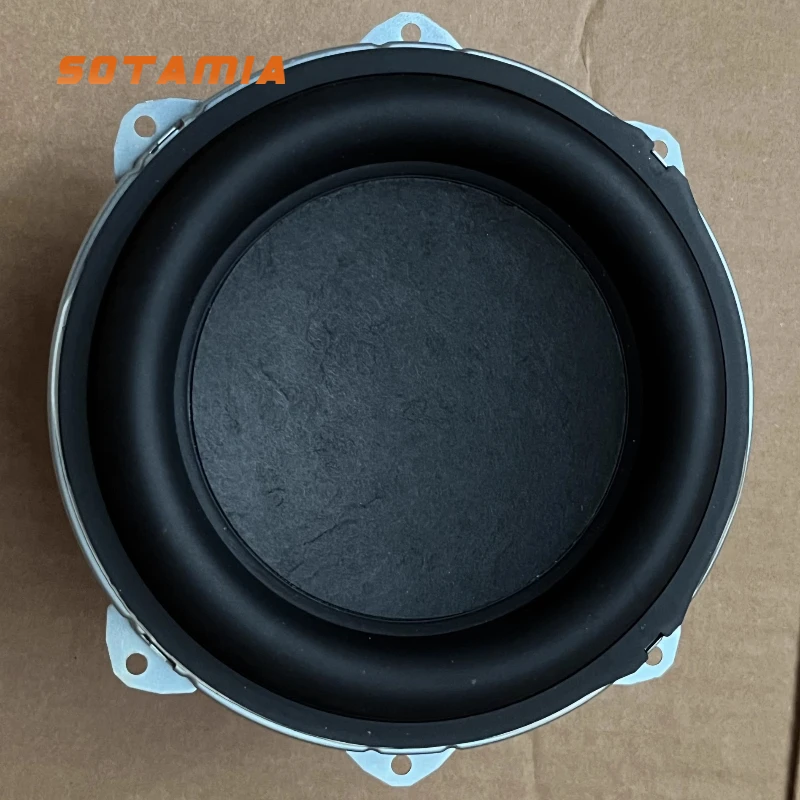 

SOTAMIA 1PCS 5 Inch Subwoofer Unit Speaker Subwoofer Small Steel Cannon Home Theater Sound System