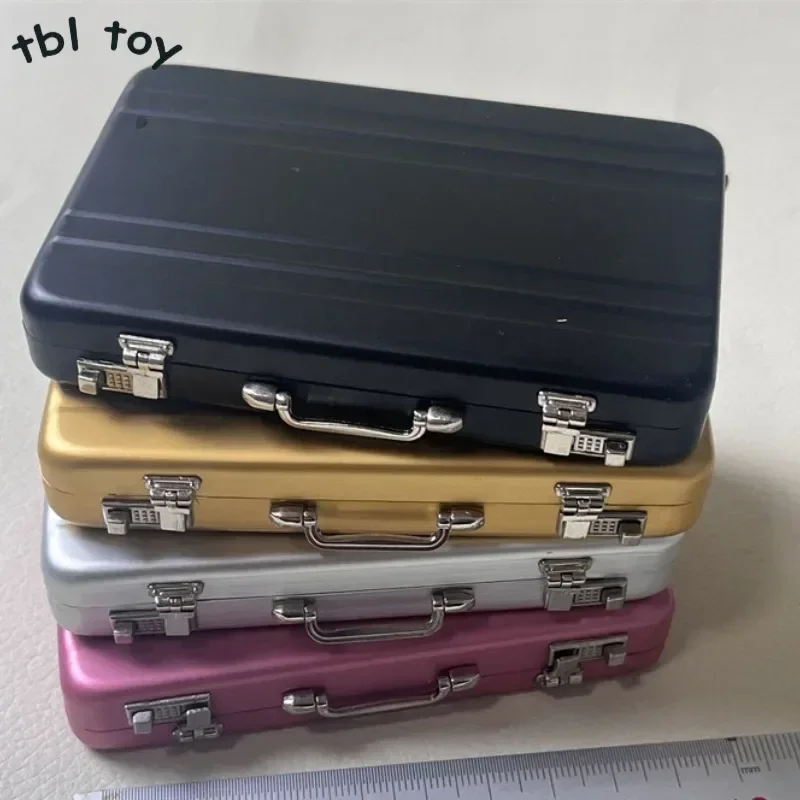 1/6 Scale Simulation Props Alloy Suitcase with US Dollar Weapons Model for 12inch Action Figures Doll Accessories