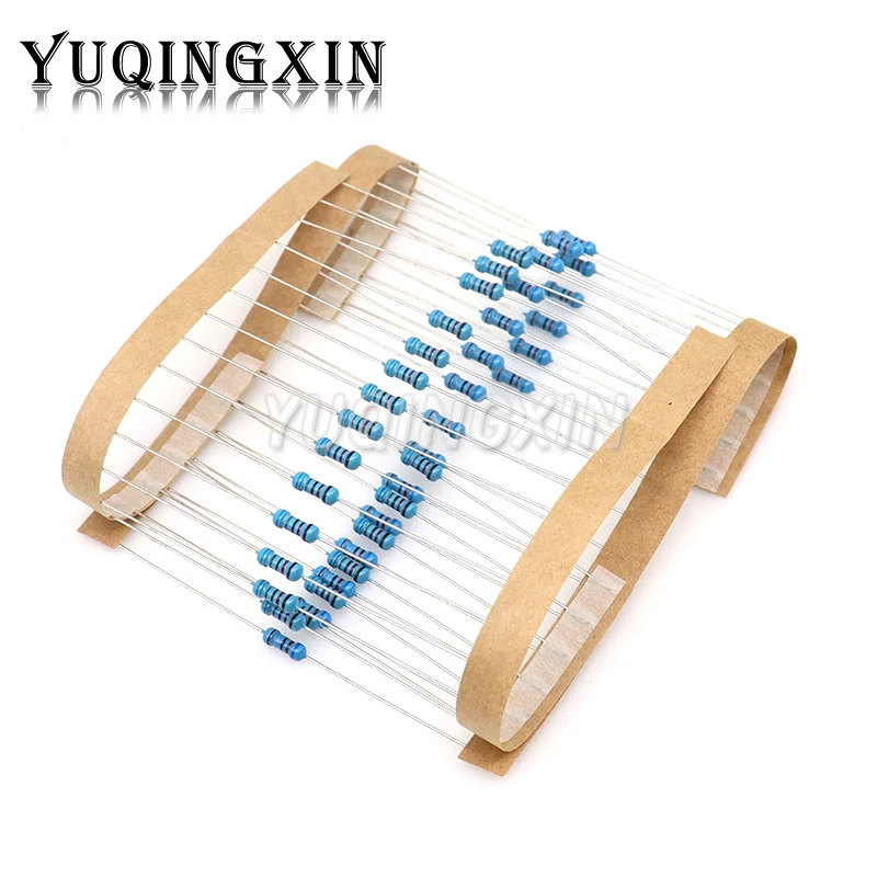 Metal Film Resistor Kit, DIY Amostras Pack, sortimento Set, 156 Valores, 1R-10M, Ohm, Ohm, 1%, 3120Pcs, 4W