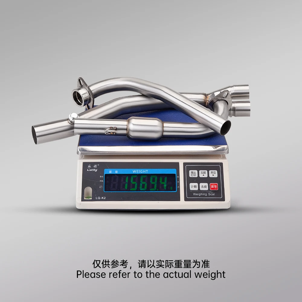 

AK550 Motorcycle Exhaust Escape System Connect Original Muffler Front Pipe 2017-2021 Compatible Motorcycle Parts &