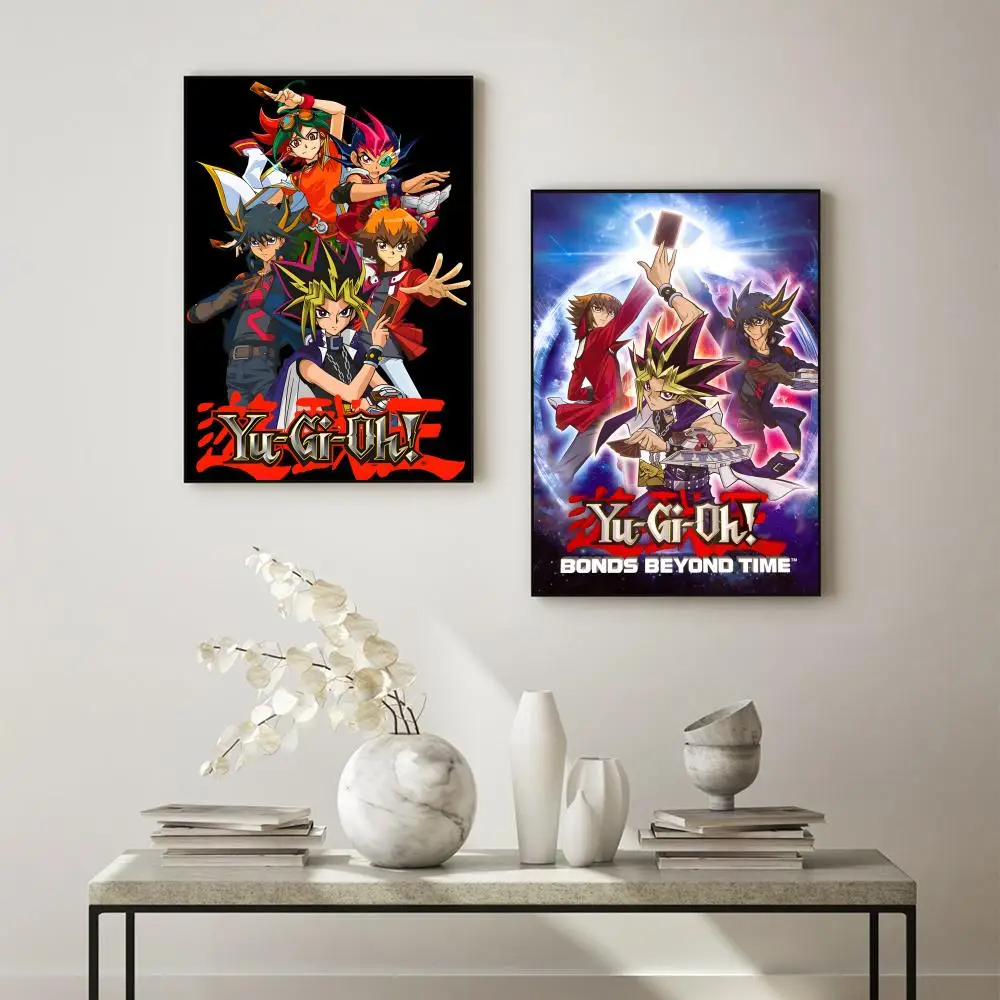 Y-Yugioh Trading C-Card Game Poster HD Versátil Decoração de parede à prova d'água autoadesiva perfeita para qualquer quarto e presente ideal