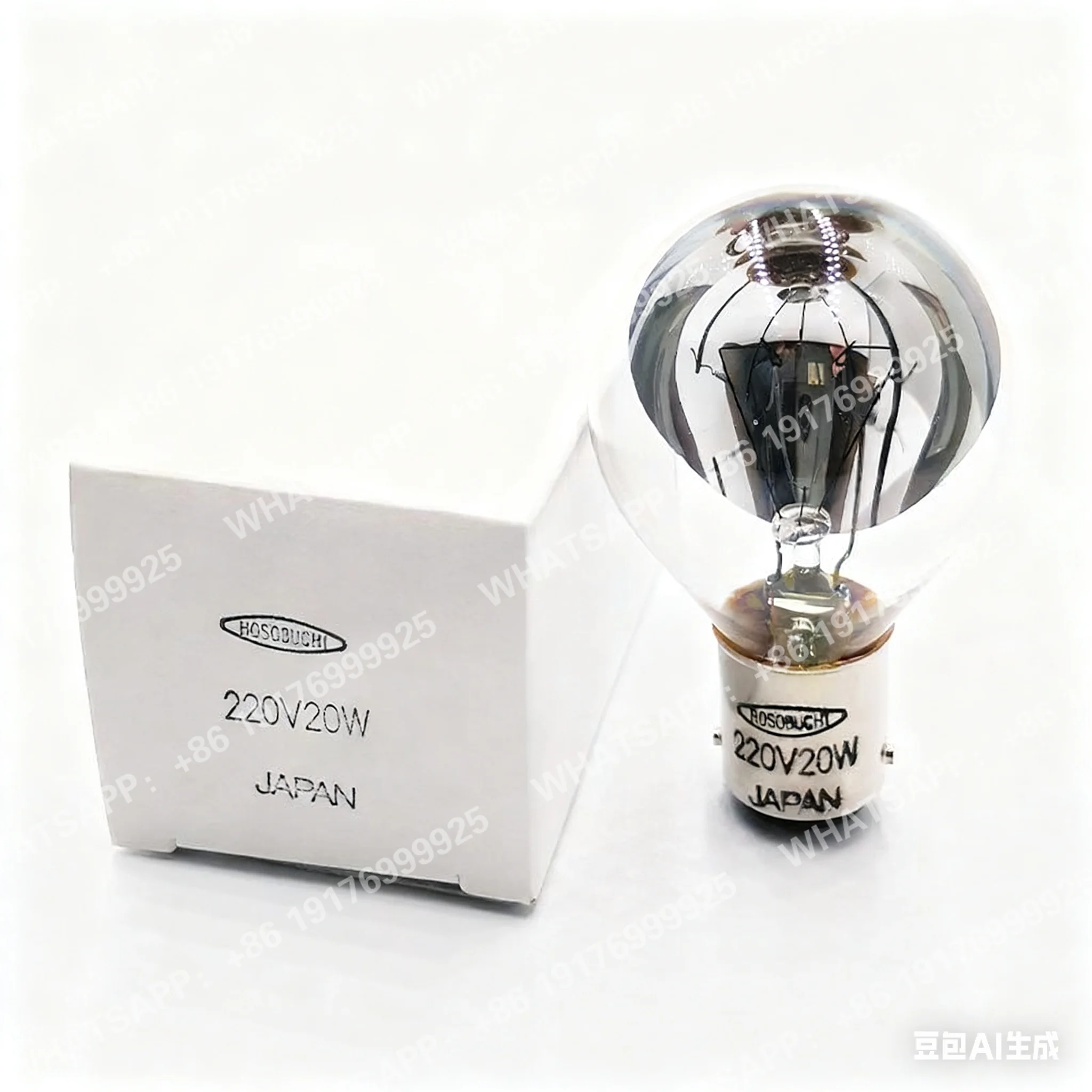 Ampoule halogène Hosobuchi 220V20W JAPAN BA15D pour lampe de microscope 8B154 2838060 CHB