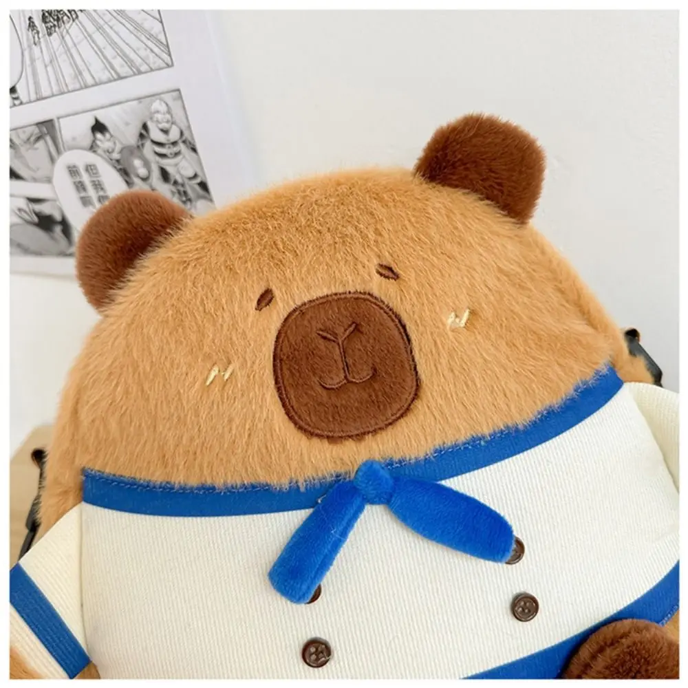 ファッション大容量カピバラぬいぐるみバッグプレッピースタイル漫画ミニハンドバッグJKロリータぬいぐるみおもちゃクロスボディバッグ学生向け