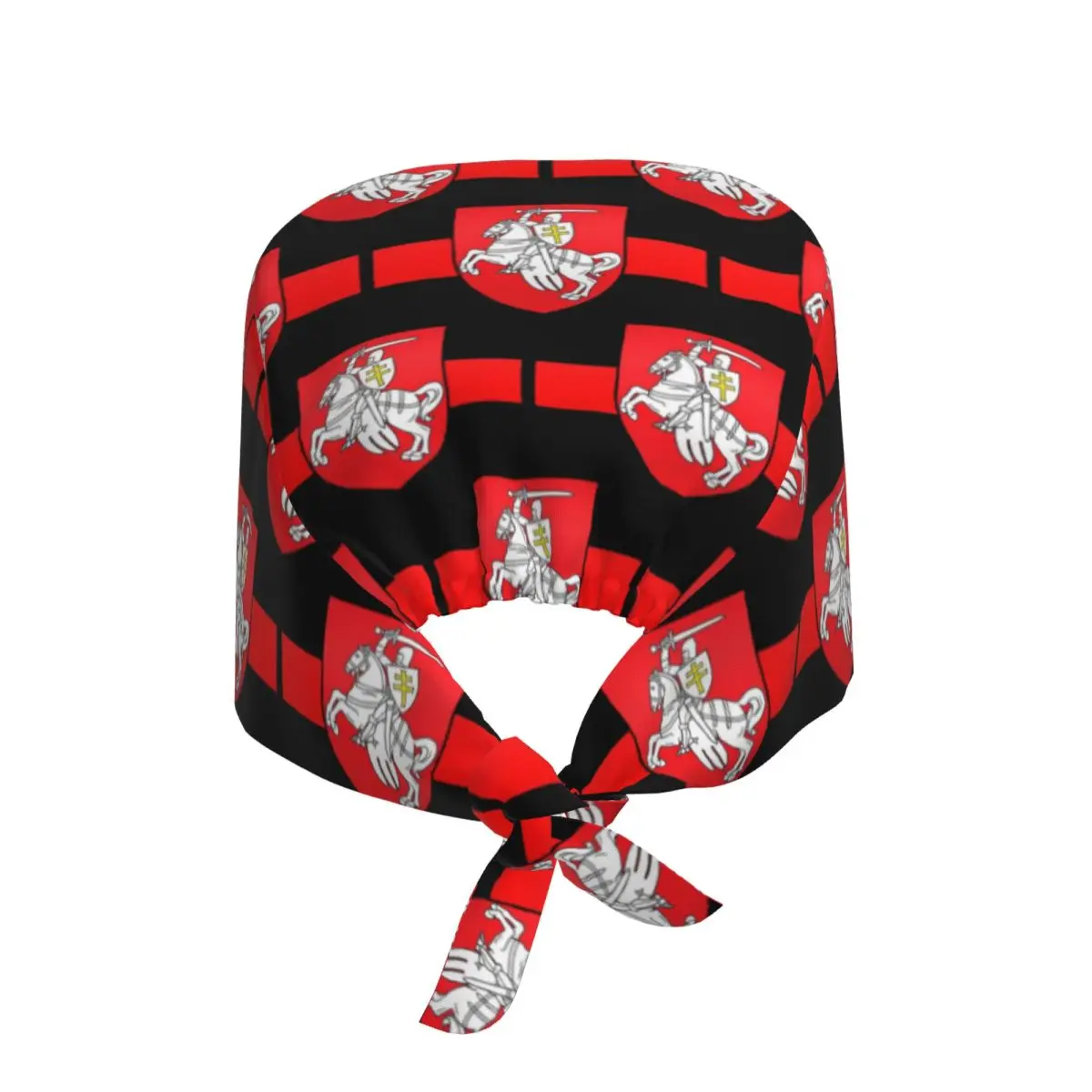 Belarus Pogonya Flag Square Protest Symbol Belarusian Scrub Hat Doctor Working Surgical Cap Adjustable Nursing Caps for Dentist
