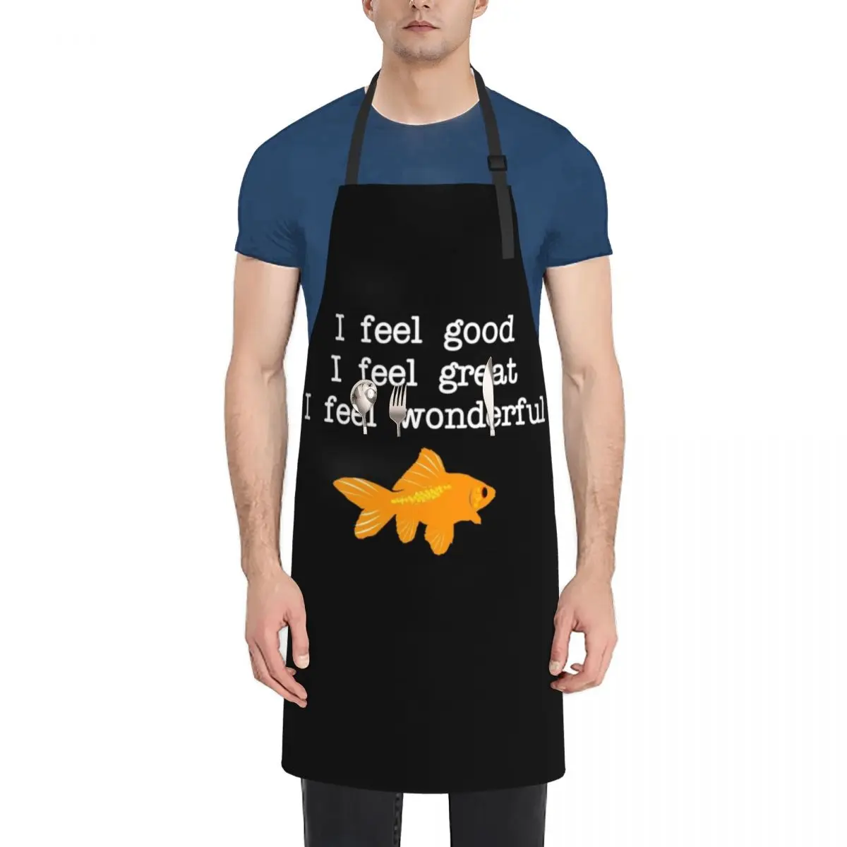 

I Feel Good I feel Great I Feel Wonderful Apron Kitchen Handle For Women Cooking Hairdresser Apron