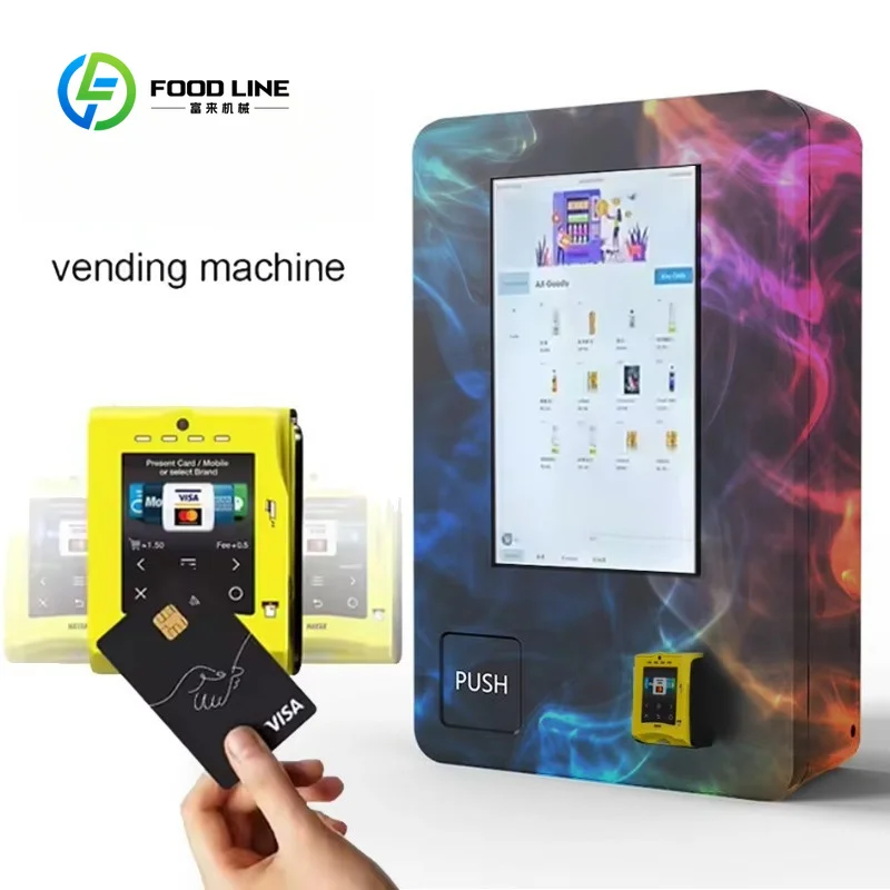 Small Item Vending Machine, wall-mounted automatic cabinet supporting cigarette and cosmetic sales customization