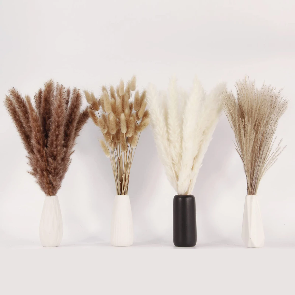 Dried Pampas Grass Bouquet Decor Boho Home Decor Dried Flowers for Wedding Floral Room Home Party Table Decorations Rustic Decor