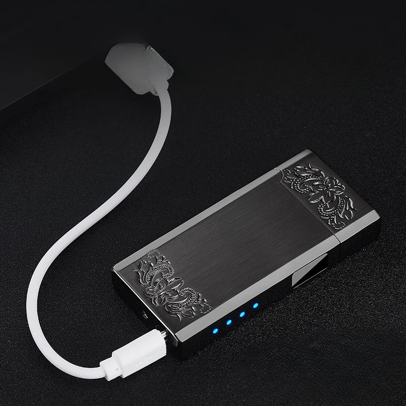Lighter Loud Sound Dual Arc Rechargeable Lighter, Personalized Intelligent Touch Sensing Ignition Method