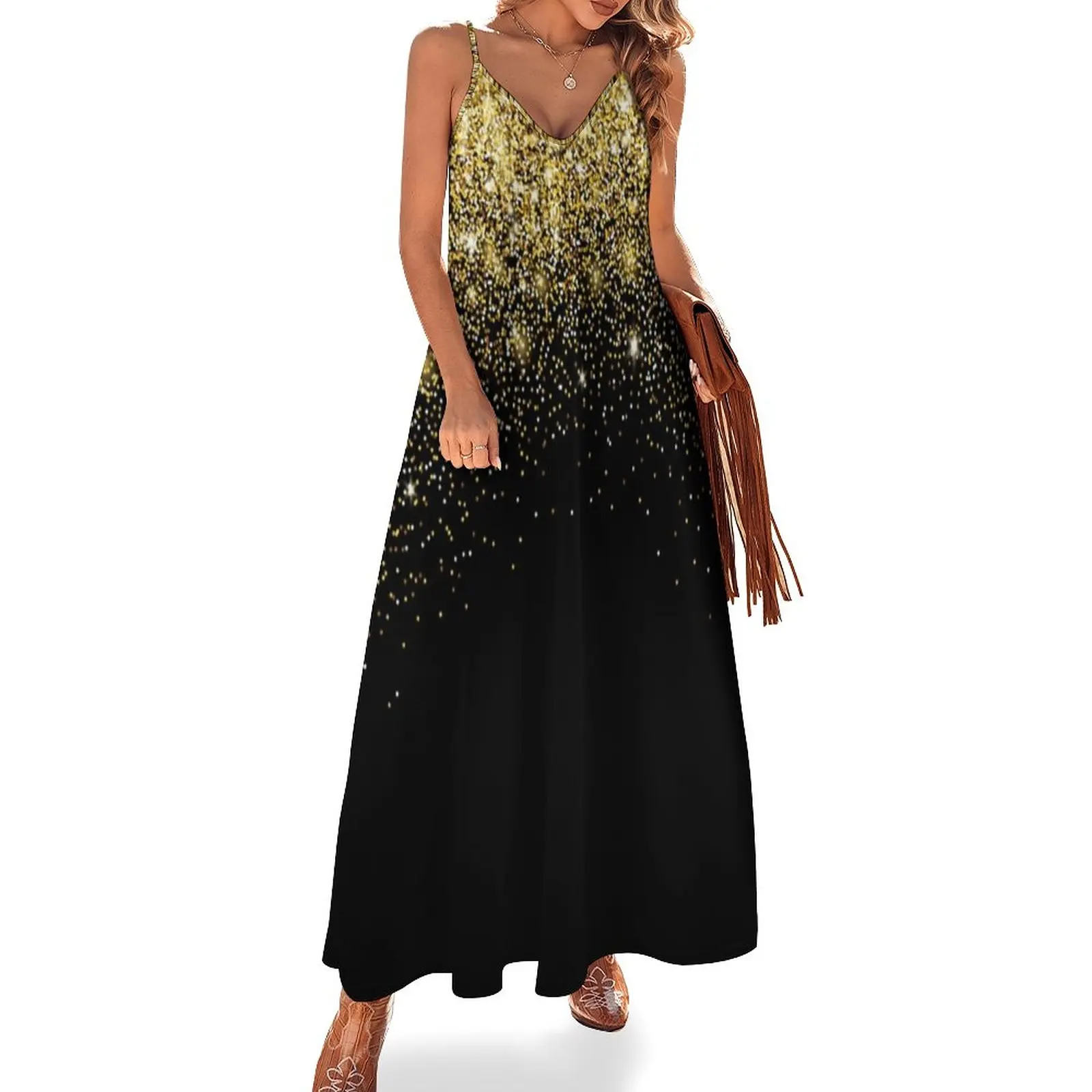 

glittering Sleeveless Dress dress for women 2023 summer dress for women 2023