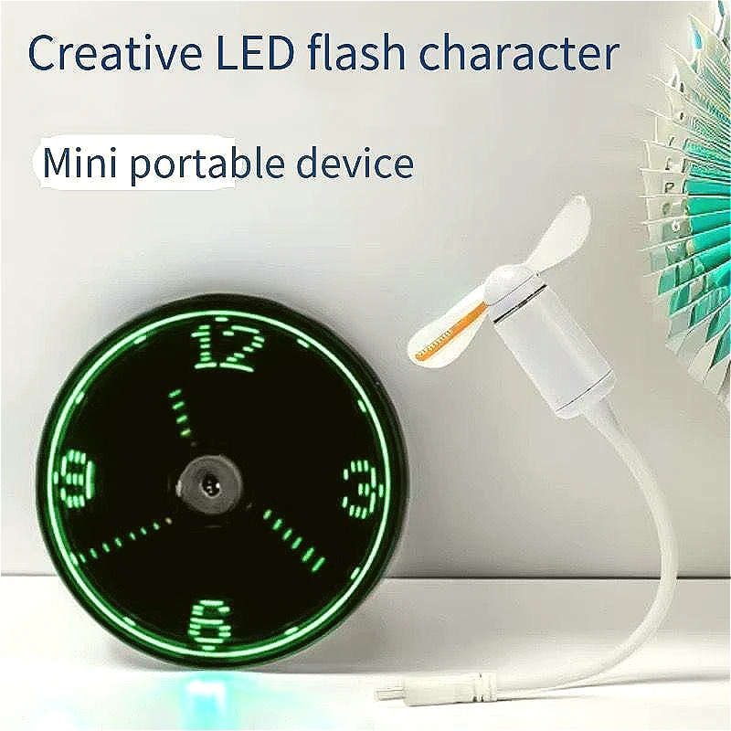 New Bendable Gooseneck USB Fan Portable Mini Cooling Fan Quiet Desktop Fan for Laptop Office Bedroom Neck Fan Rechargeable