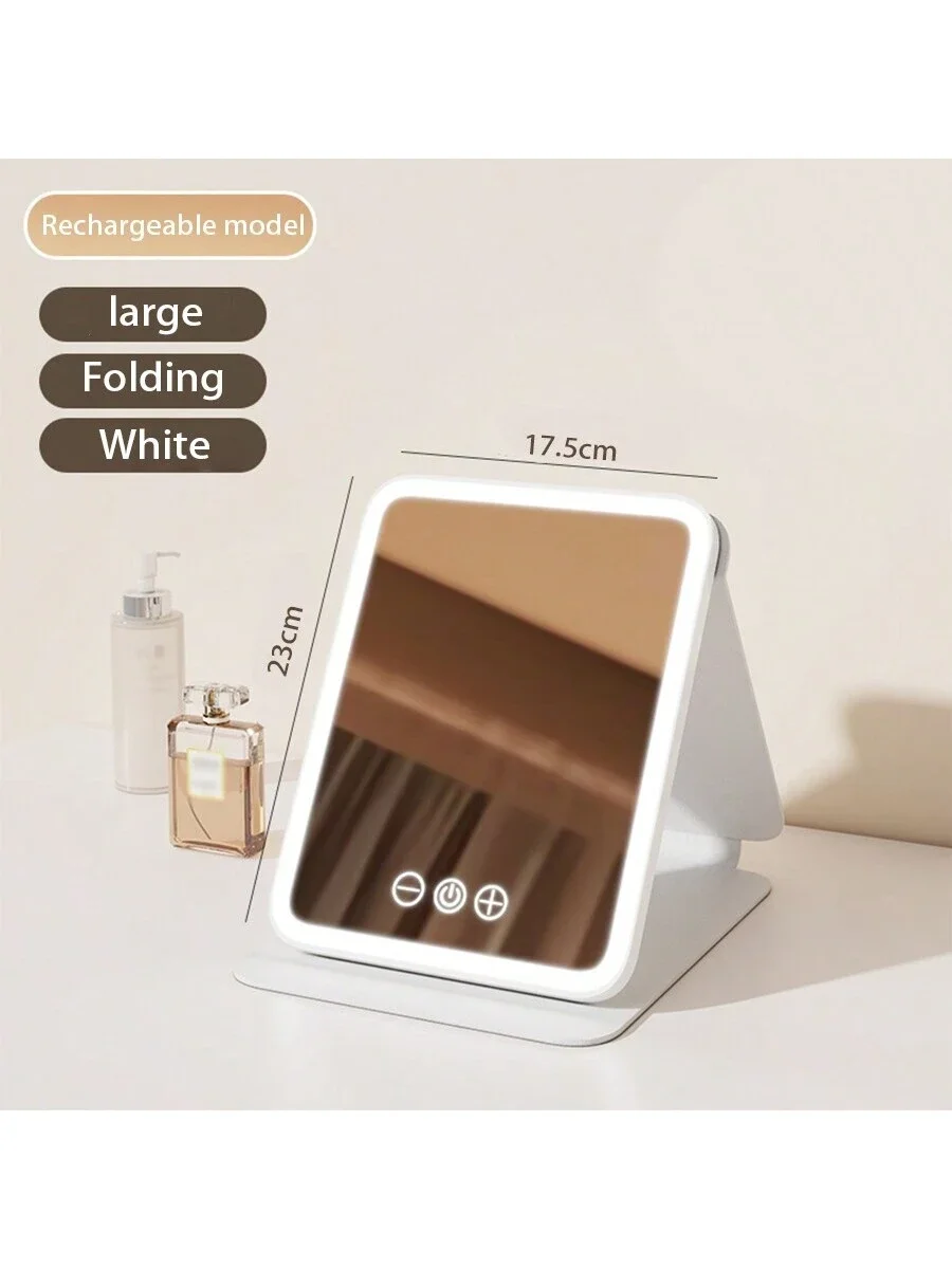 Makeup Mirror With Three Types Of LED Lighting, Five Brightness Levels