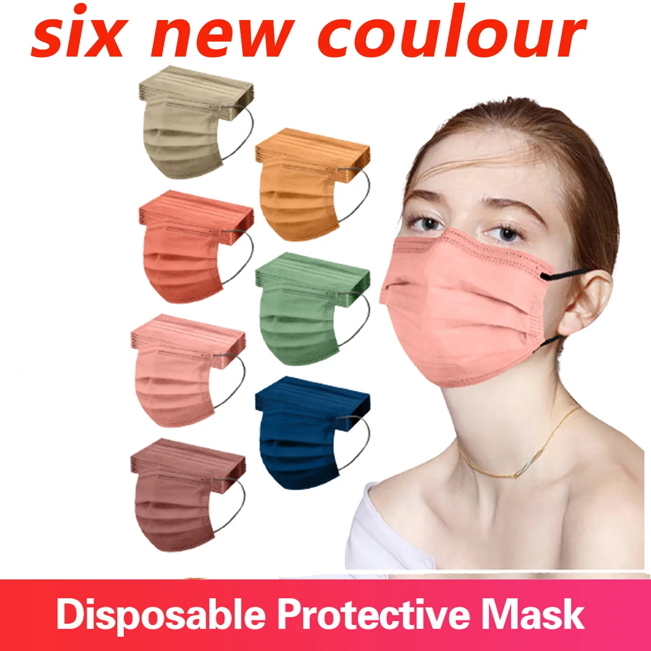 Disposable face mask Mascarillas Quirurgicas Homologadas colores mondkapje 3 layer Filter Breathable disposable Face mask europe