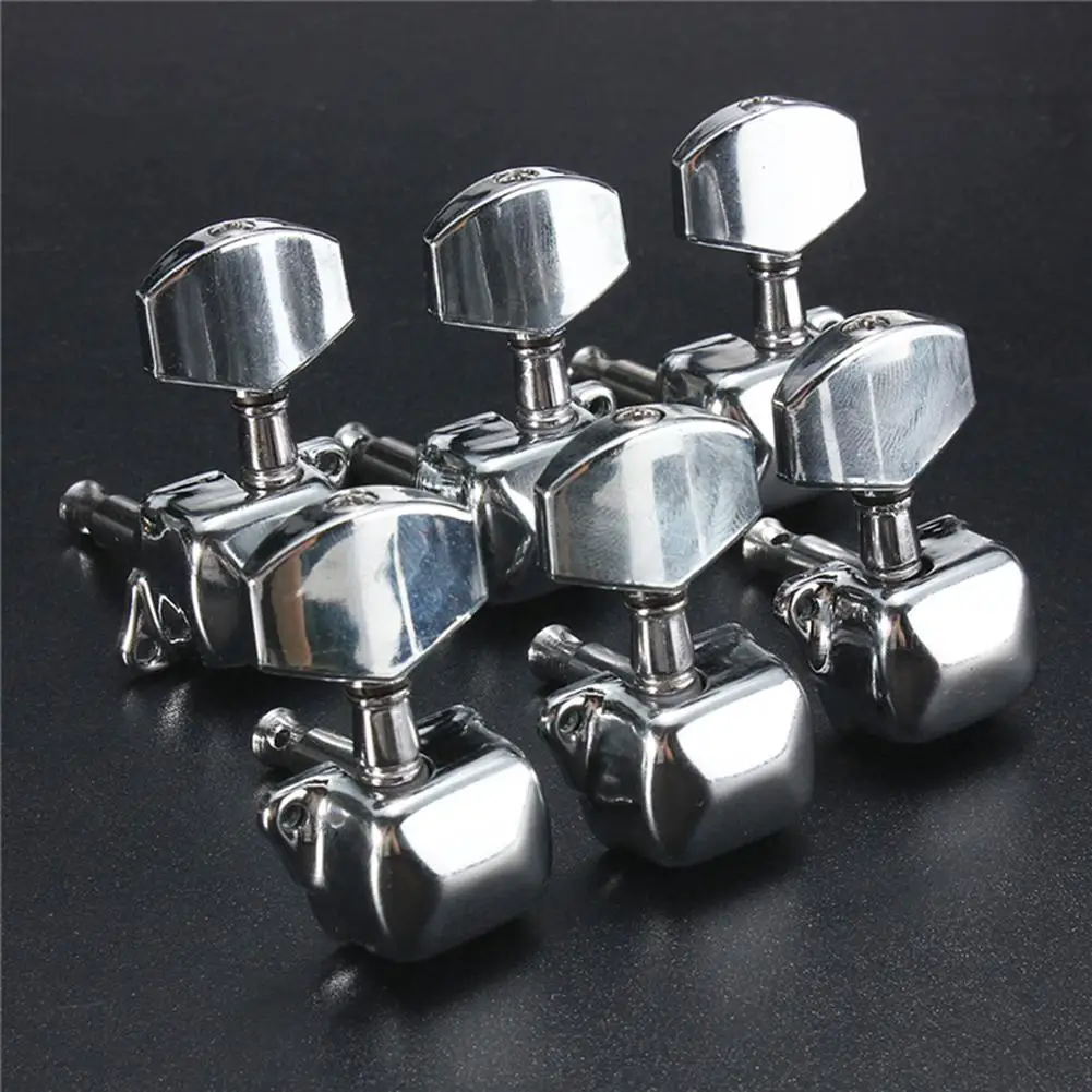 Guitar Tuning Pegs Open Machine Heads Tuners Keys Oval Button Acoustic For Folk Guitar Parts Guitar String Button Parts