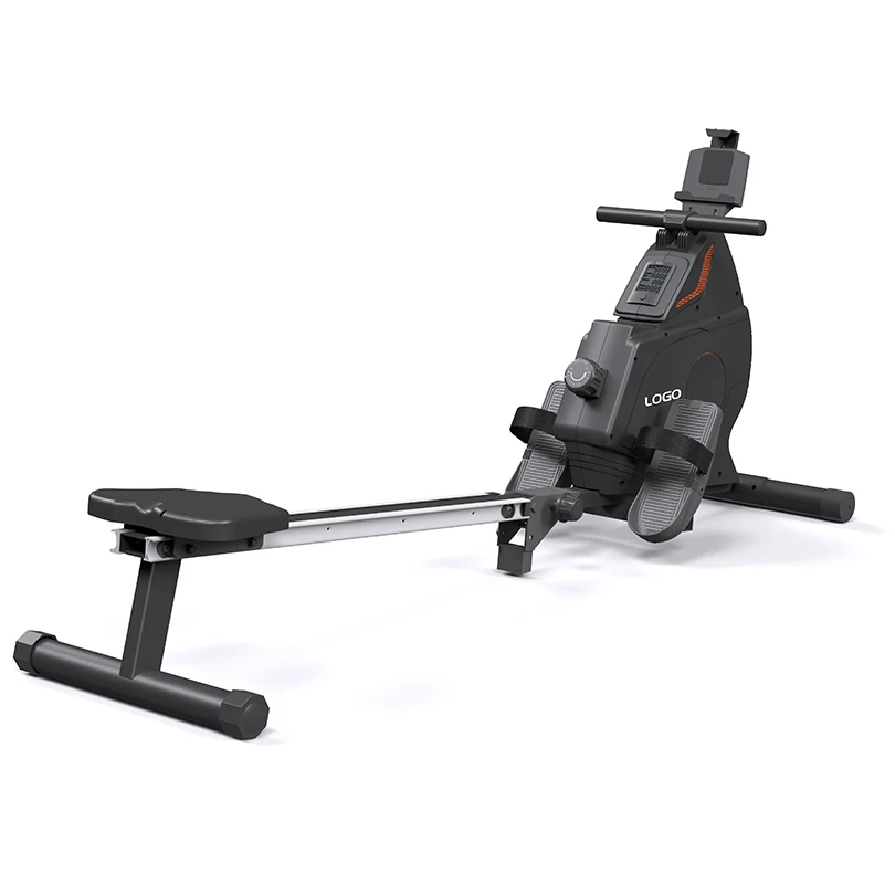 1206RE Foldable Quiet Magnetic Rower, Steel Frame, Digital , 130kg Capacity