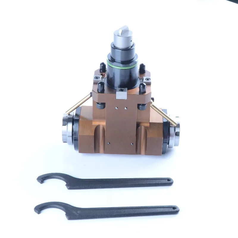 China Factory Double Output Power Driven Tool Holder 90 Degree  for Cnc Lathe Turret Lathe Machine Accessories