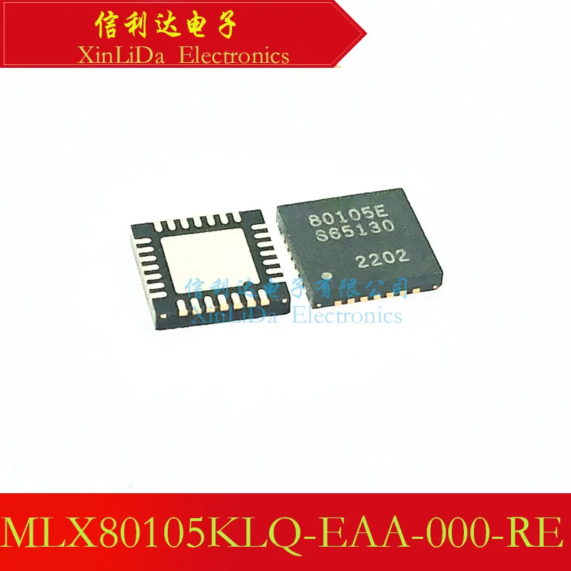 MLX80105KLQ-EAA-000-RE MLX80105 QFN-28 Código de marcado 80105E Otras interfaces Nuevo y original
