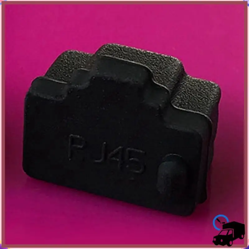 

Efficient RJ45 Dust Plug Black Ethernet Hub Port RJ45 Anti Dust Cover Cap Protector Plug For RJ45 Female Port