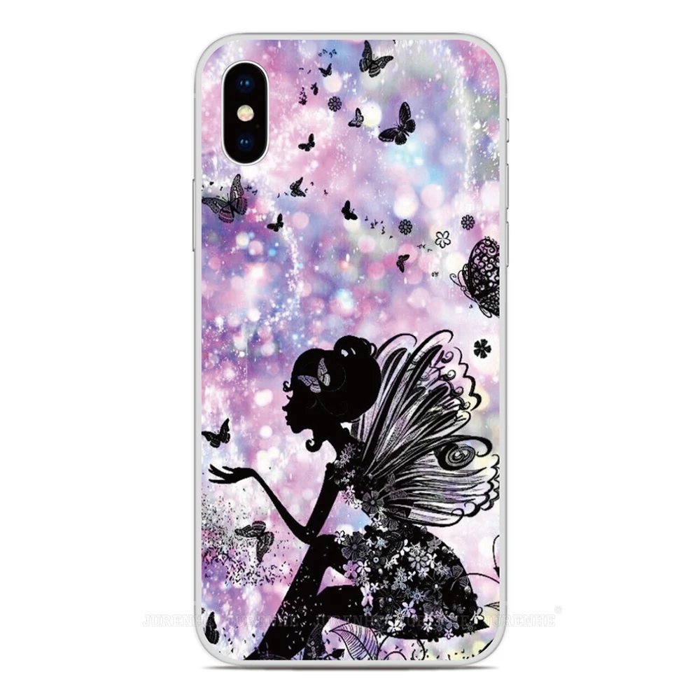 Butterfly Fairy Case For Oukitel C36 C35 C33 C32 C31 C23 C25 C22 C21 C19 C18 U25 U20 Plus K9 Pro Nothing Phone 2 Two 1 One Cover