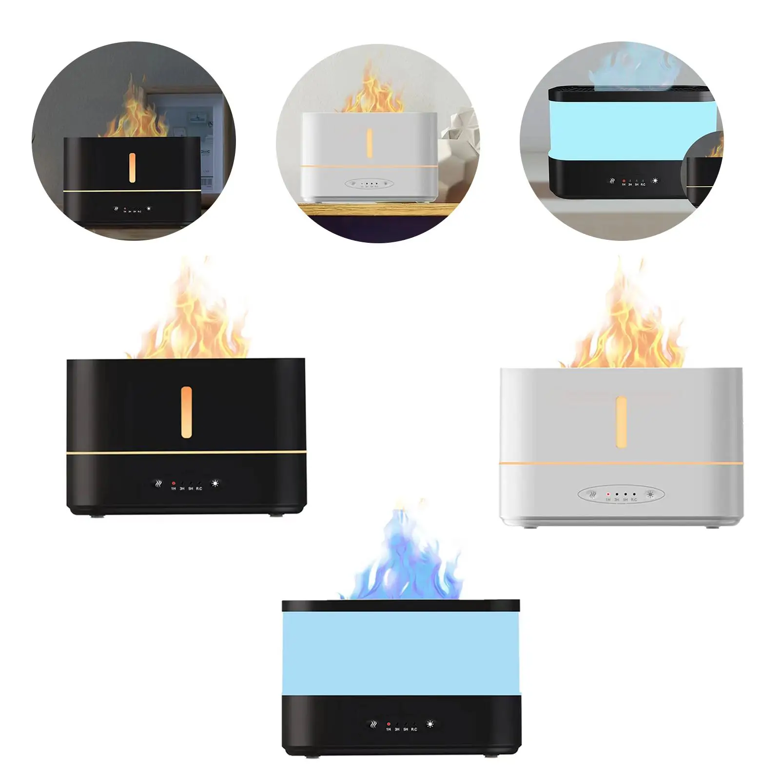 3D ночник, прохладный увлажнитель тумана, бесшумный USB для спальни, путешествия, детской комнаты