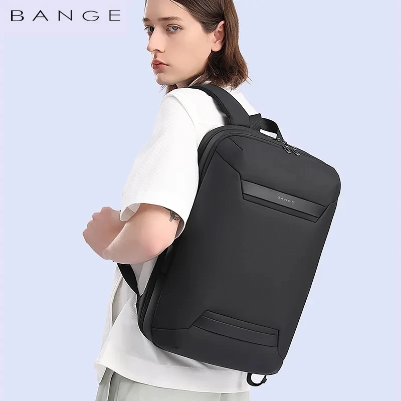 BANGE Waterproof Multi-Use Laptop Backpack For 15.6 Inch USB Charging Shockproof Business Briefcase Shoulder Bag For Man Women