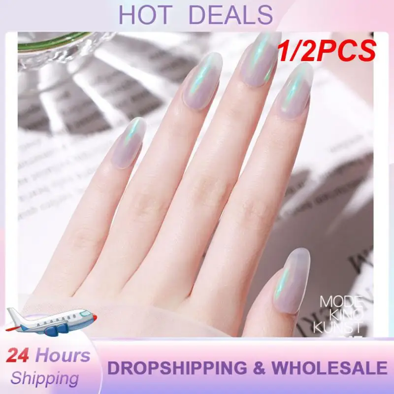 1/2PCS Mirror Powder Durable Multi-color Iridescent Social Media Sensation Glamorous Fashion-forward Nails Nail Art High-quality