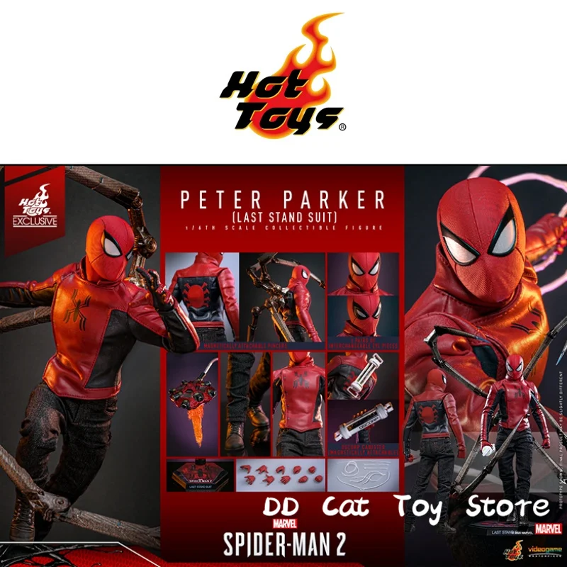 In Magazzino Originale Hot Toys Esclusivo HT VGM71 Spider Man Spiderman 2 Peter Parker Ultimo Stand Vestito 1/6 Action Figure Giocattoli di Modello