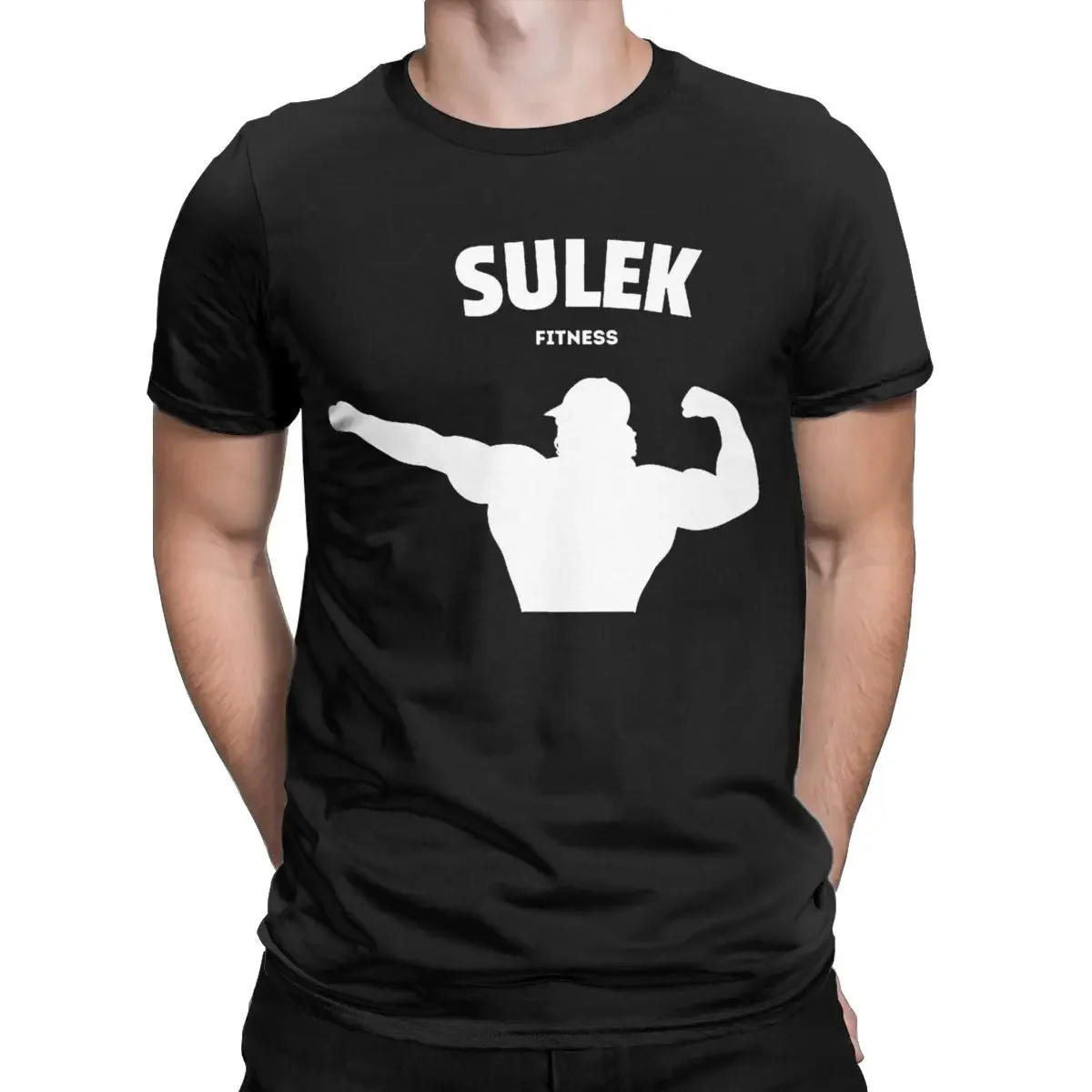 Men's T-Shirt Sam Sulek Iconic Pose Crazy 100% Cotton Tees Short Sleeve T Shirt Crew Neck Clothing Plus Size