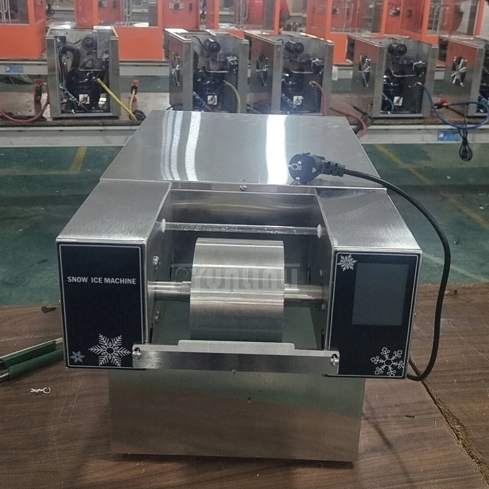 상업용 아이스크림 만들기 기계, 눈송이 기계, 레인보우 컬러, 얼음 면도기, 스노우 콘 기계, 4 배럴